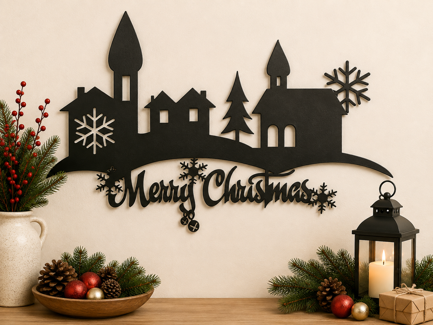 Настінне панно «Christmas Village»